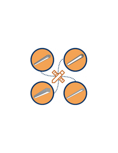 Kit réglette LED SEEDG - 4x150cm, Catégorie Interne, Kit réglette LED SEEDG - 4x150cm