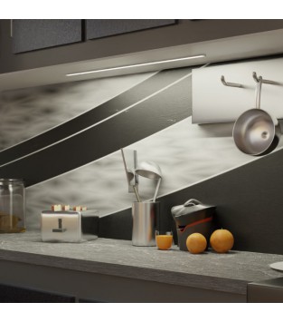 Réglette LED encastrable cuisine
