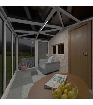 Éclairage LED Véranda