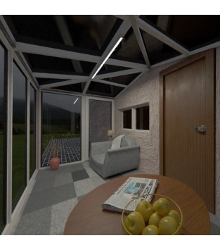 Éclairage LED Véranda