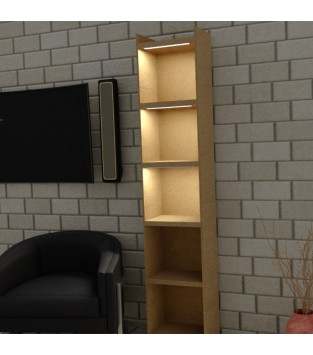 Éclairage LED étagère