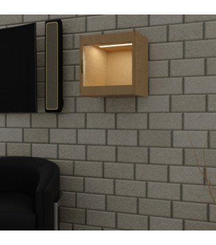 Éclairage étagère