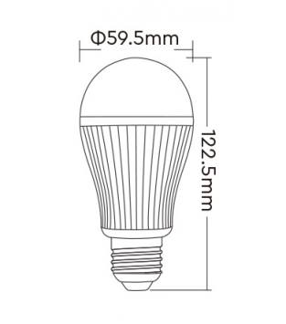 LED 9W à Blanc variable 2